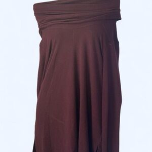 Burgundy and long sleeve cowl neck thin sweater Cupio S